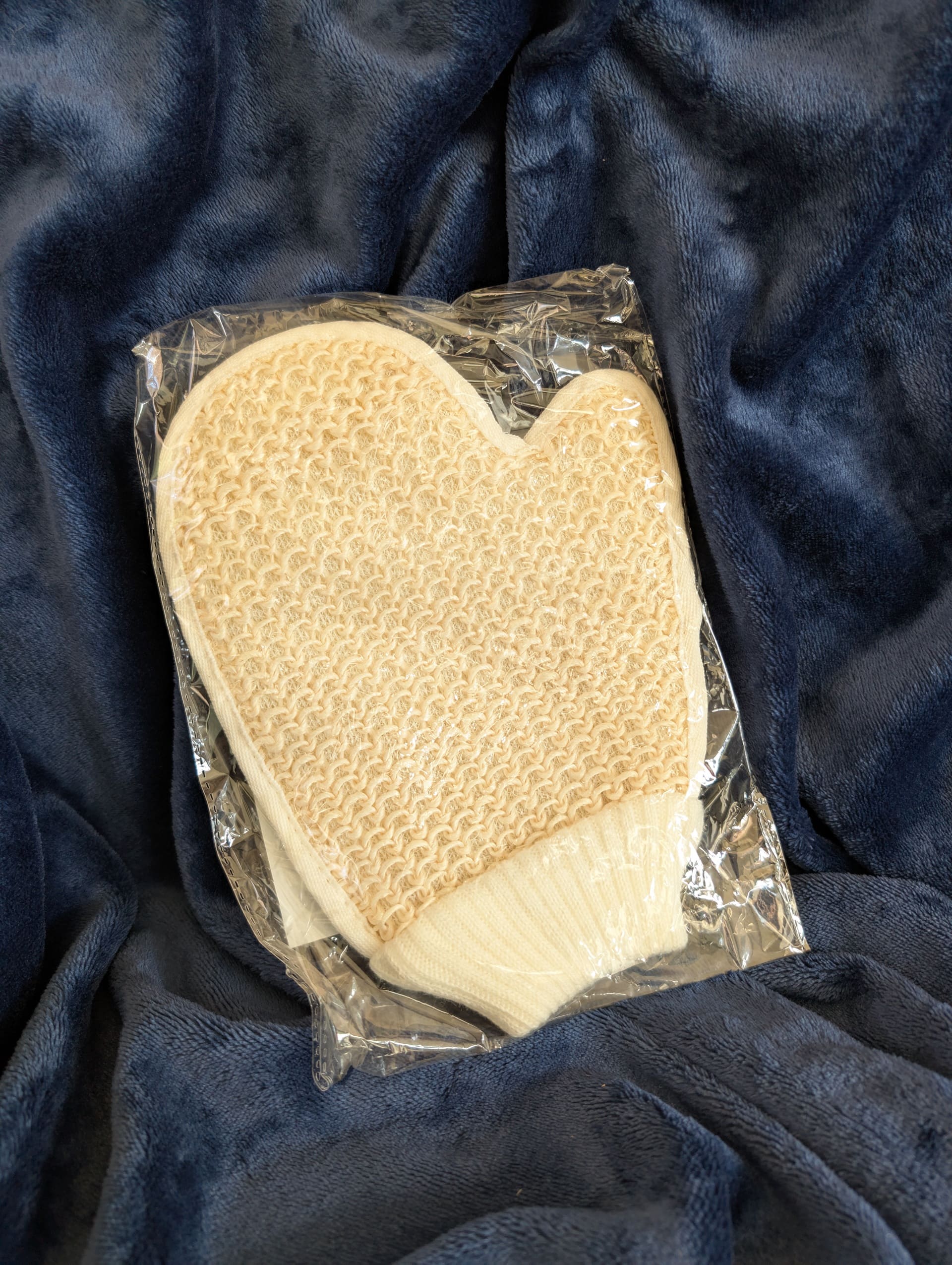 Gant en crin exfoliant