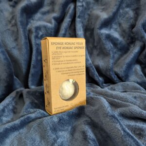 Éponge Konjac – spéciale yeux – Nature
