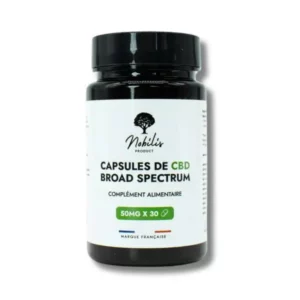 Capsules huile CBD bio – Broad Spectrum